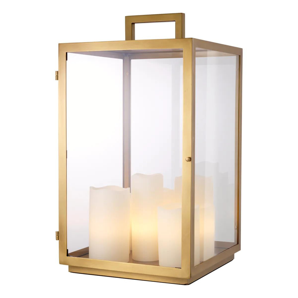 Eichholtz Debonair Table Lamp, 8-Light, Antique Brass, Clear Glass, 25.59"H (117082UL ), Eichholtz 117082UL YV0J041WN9