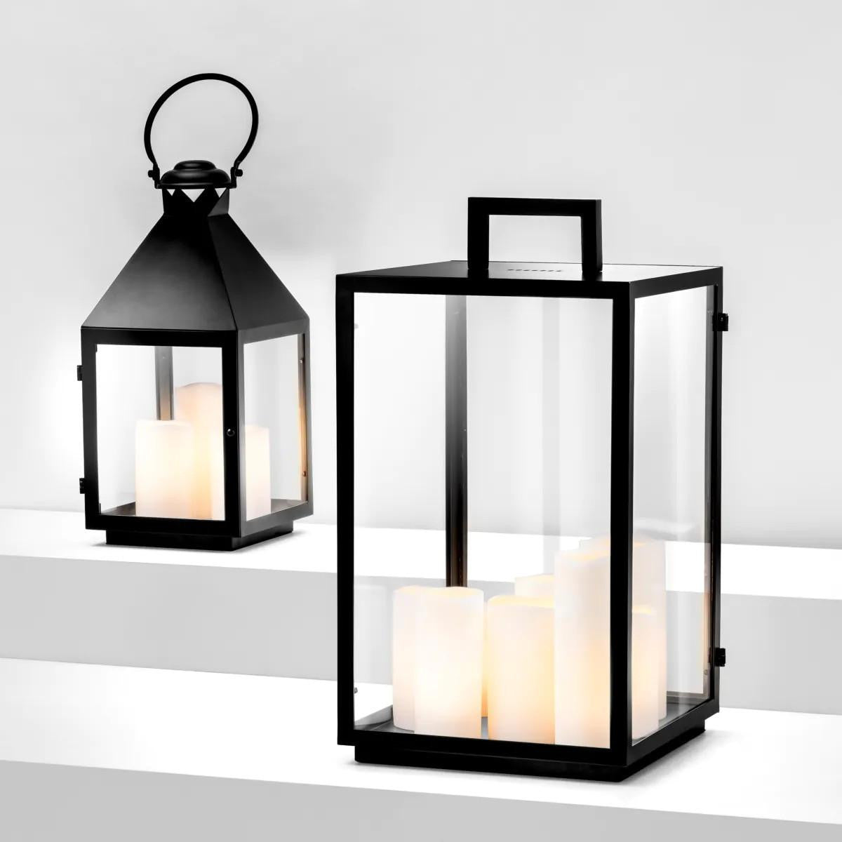 Eichholtz Debonair Table Lamp, 8-Light, Black, Clear Glass, 25.59"H (110564UL ), Eichholtz 110564UL YV0J041WNA