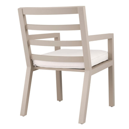 Eichholtz Delta Outdoor Dining Chair, Off-White Sunbrella Canvas, Sand, 21.85"W (113654 YV0J041RRD)