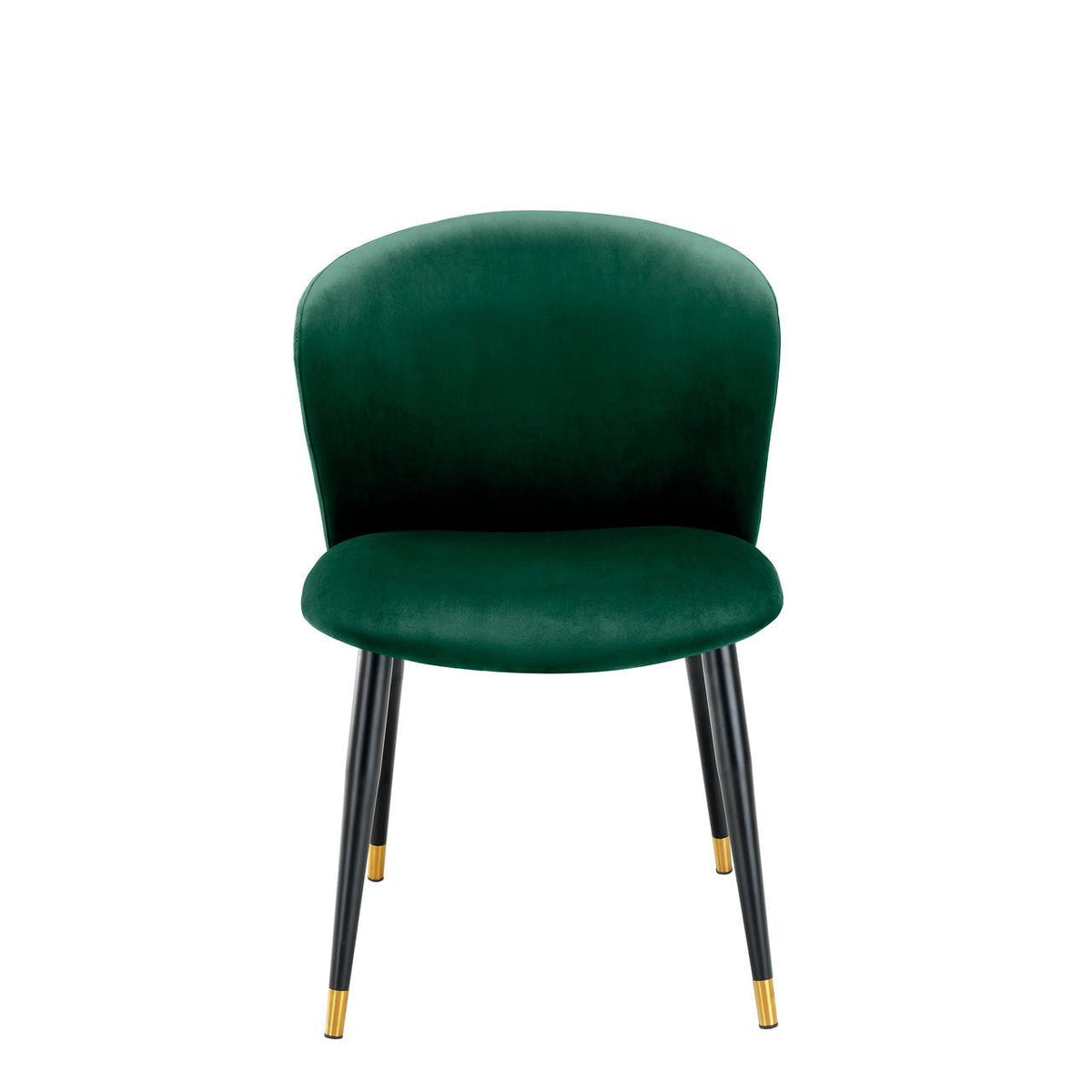 Volante Dining Chair Dark Green Velvet
