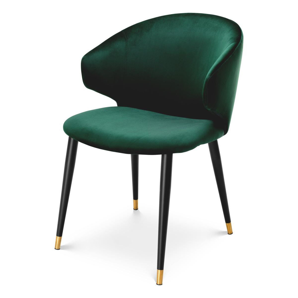 Eichholtz Dining Chair Volante with arm Green