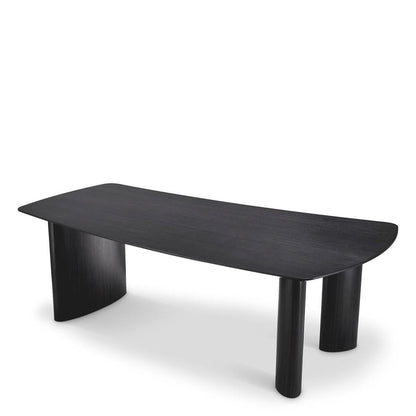 Eichholtz Bergman S Dining Table - Charcoal Grey Oak