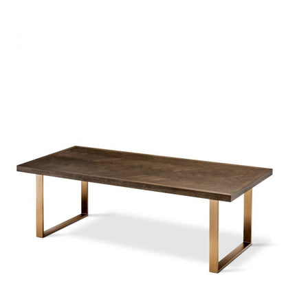 Eichholtz Melchior Dining Table - Brown Oak
