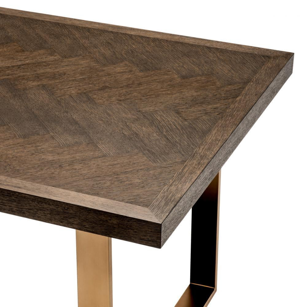 Eichholtz Melchior Dining Table - Brown Oak