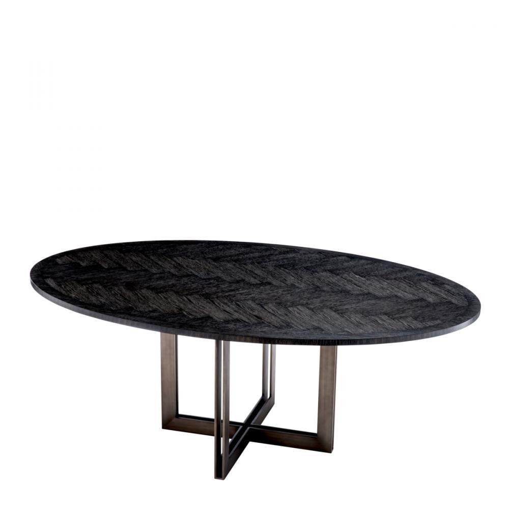 Eichholtz Dining Table Melchior oval, Eichholtz 113270 YV0J044Z9U