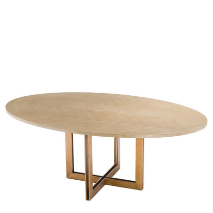 Eichholtz Dining Table Melchior oval, Eichholtz 113271 YV0J044Z9V