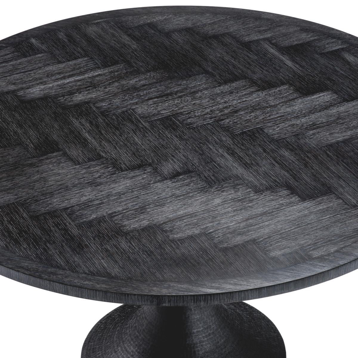 Eichholtz Melchior Round Dining Table - Black