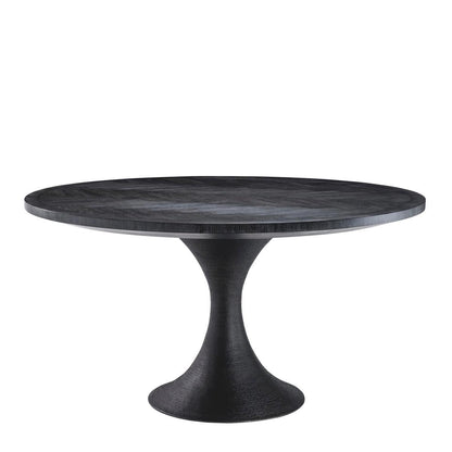 Eichholtz Melchior Round Dining Table - Black