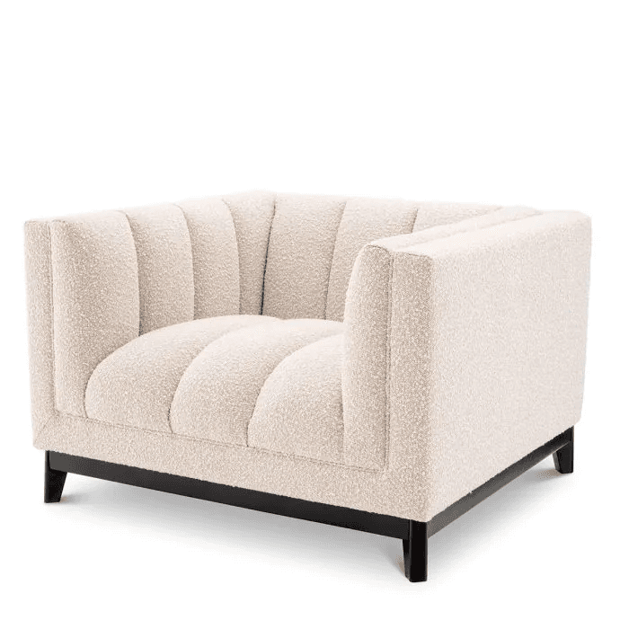 Eichholtz Ditmar Armchair Cream, Black