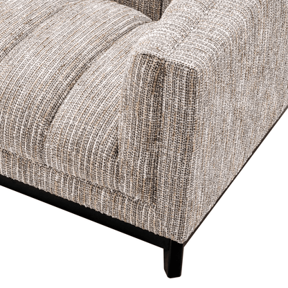 Eichholtz Ditmar Armchair, Mademoiselle Beige Fabric, Black Base, 27.95"H (A115576 YV0J03YT4K)