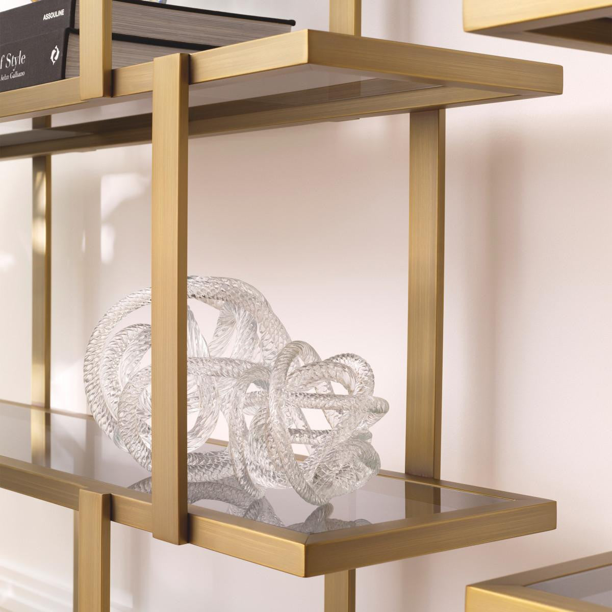 Eichholtz Dominico Desk Accessory, Medium, Clear Glass, 5.91"W (113530 YV0J03YX03)