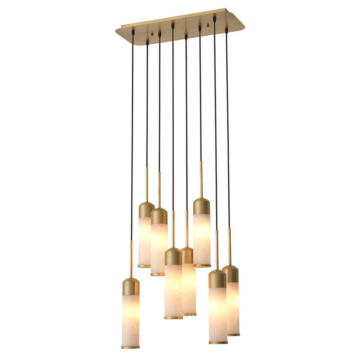 Eichholtz Eos 8 Light Cascade Pendant Antique Brass