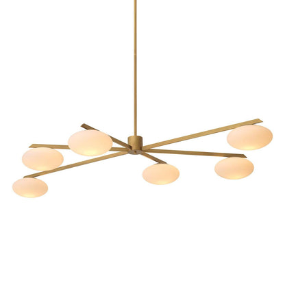 Eichholtz Evergreen 6 Light Pendant Antique Brass