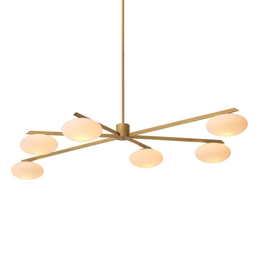 Eichholtz Evergreen 6 Light Pendant Antique Brass