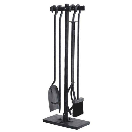 Eichholtz Fireplace Tool Set, Large, Set of 4, Antique Zinc, 6.1"W (106568 YV0J03YXZY)