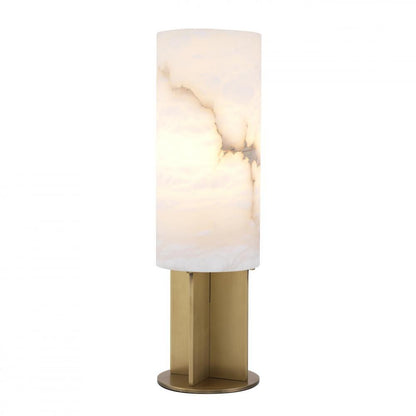 Eichholtz Giorgina Table Lamp Antique Brass, Alabaster