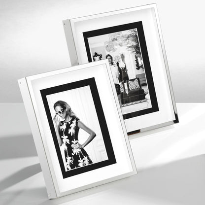 Eichholtz Gramercy Picture Frame, Small, Silver Frame, 6.69"W (106168 YV0J041RTZ)