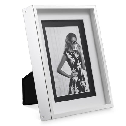 Eichholtz Gramercy Picture Frame, Small, Silver Frame, 6.69"W (106168 YV0J041RTZ)