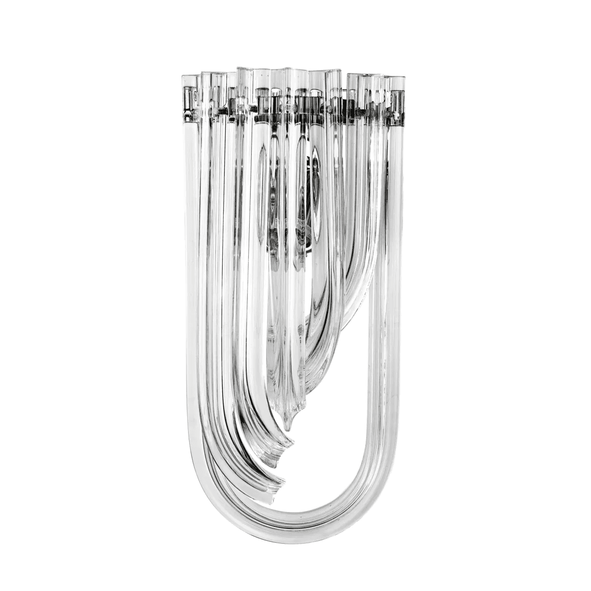 Eichholtz Greco Wall Sconce, 1-Light, Nickel, Clear Glass, 7.09"W (109534UL YV0J041YMP)