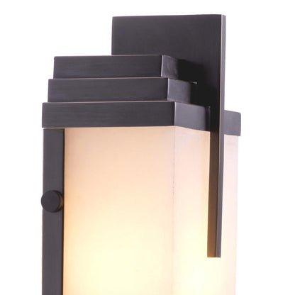 Eichholtz Harman Wall Sconce, 2-Light, Bronze, Alabaster, 4.13"W (116314UL YV0J041YMY)