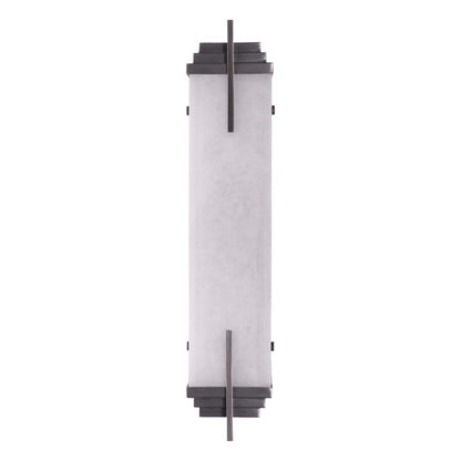 Eichholtz Harman Wall Sconce, 2-Light, Bronze, Alabaster, 4.13"W (116314UL YV0J041YMY)