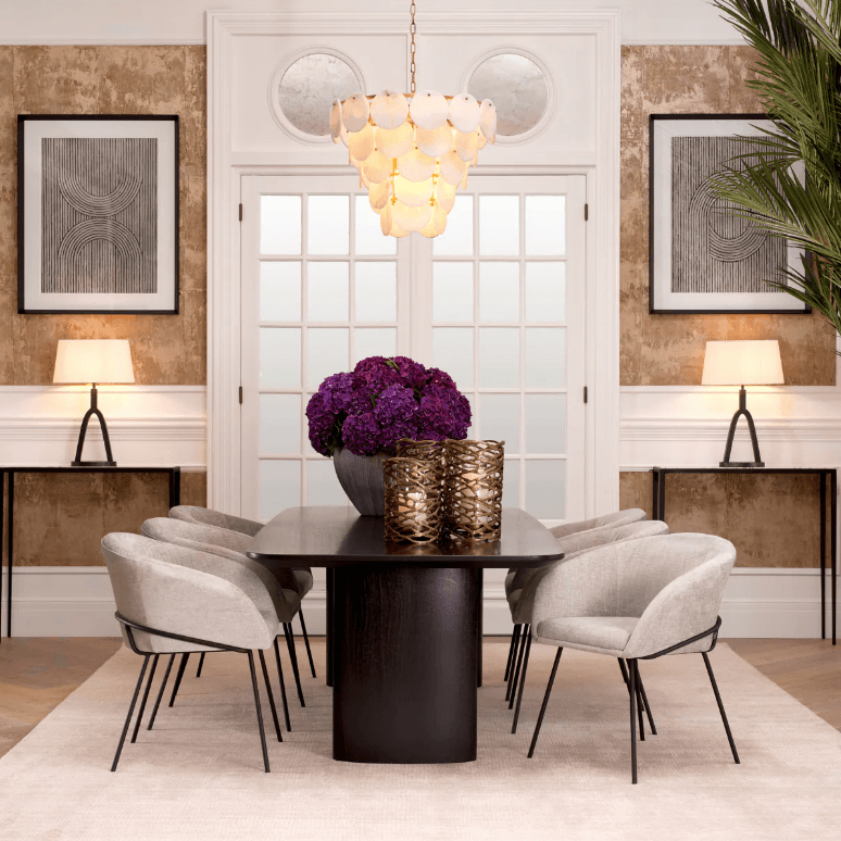 Eichholtz Henley Console, Small, White Marble, Bronze, 35.43"W (111466 YV0J03YW0P)
