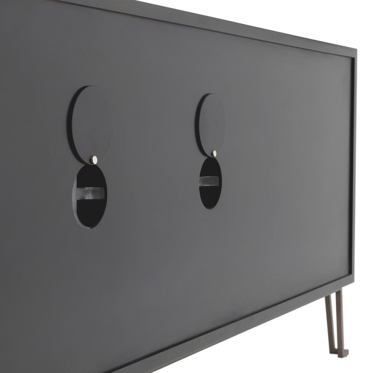 Eichholtz Highland Dresser, Charcoal, Bronze, 71.26"W (114527 YV0J03YXZC)