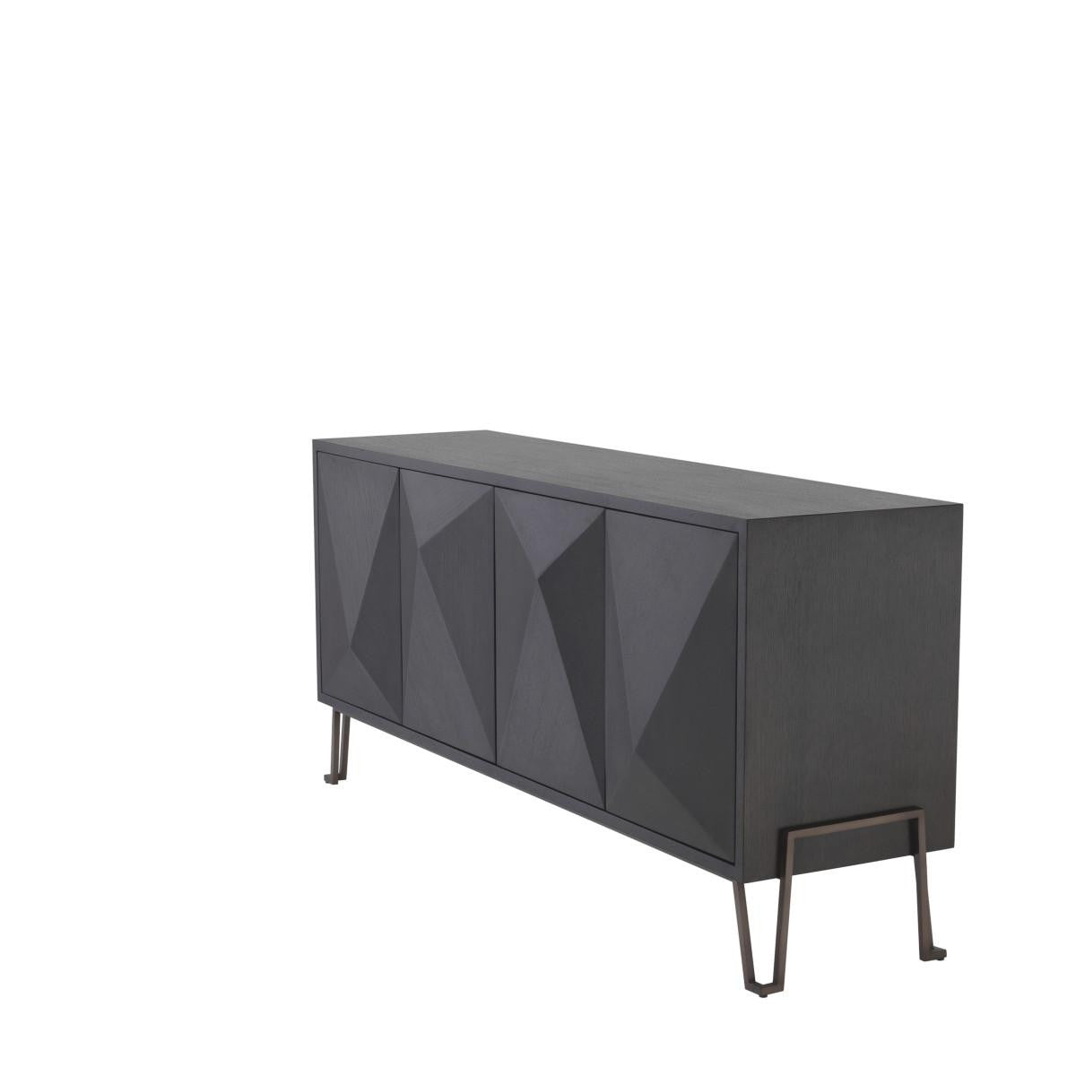 Eichholtz Highland Dresser, Charcoal, Bronze, 71.26"W (114527 YV0J03YXZC)