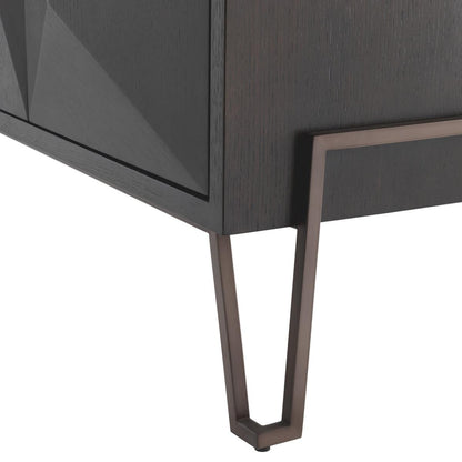 Eichholtz Highland Dresser, Charcoal, Bronze, 71.26"W (114527 YV0J03YXZC)