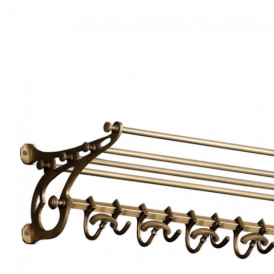Eichholtz Hudson Coatrack, Large, Antique Brass, 39.37"W (103185 YV0J03YV1W)