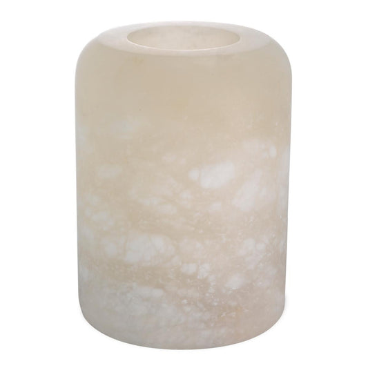 Eichholtz Intense Tea Light Candle Holder, Large, Alabaster, 4.72"W (114632 YV0J041WP3)