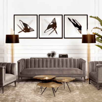 Eichholtz Ivan Melotti Wall Art, Set of 2, Black Frame, 36.61"W (109443 YV0J041TR4)