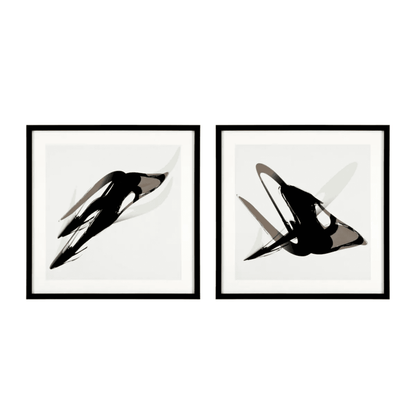 Eichholtz Ivan Melotti Wall Art, Set of 2, Black Frame, 36.61"W (109443 YV0J041TR4)