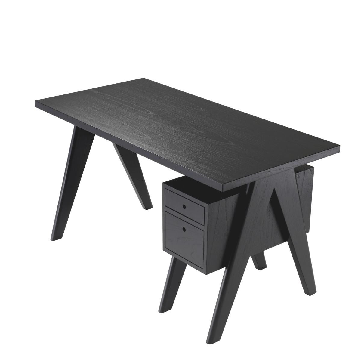 Eichholtz Jullien Desk, Classic Black, 55.12"W (114742 ), Eichholtz 114742 YV0J03YX0H