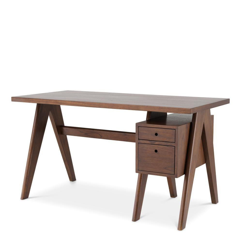Eichholtz Jullien Desk, Wood, Natural, 55.12"W (114570 ), Eichholtz 114570 YV0J03YX0J
