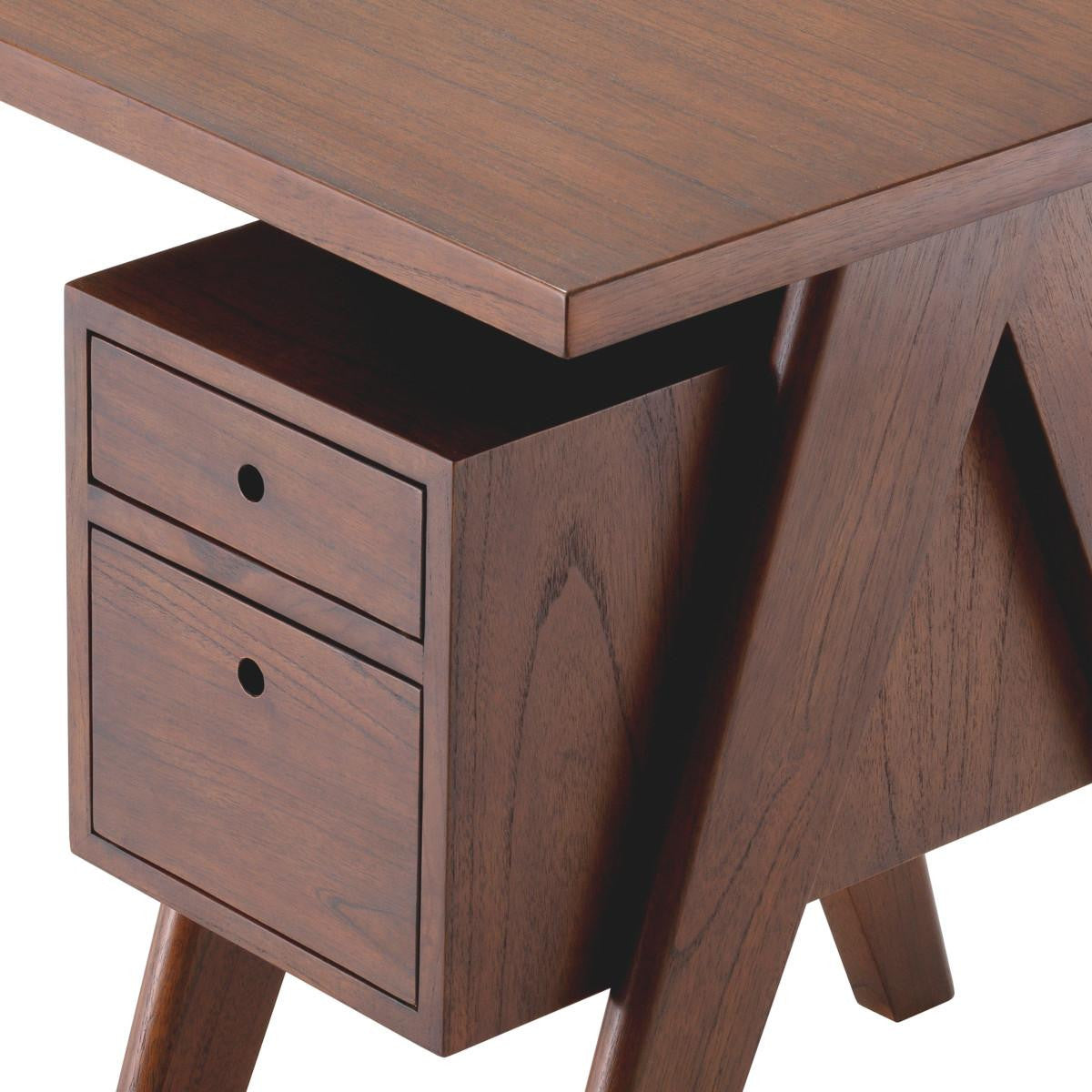 Eichholtz Jullien Desk, Wood, Natural, 55.12"W (114570 ), Eichholtz 114570 YV0J03YX0J