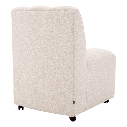 Eichholtz Kelly Dining Chair, Boucle Cream Fabric, 33.07"H (A115428 YV0J03YXY8)