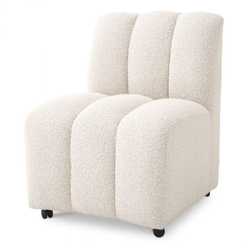 Eichholtz Kelly Dining Chair, Boucle Cream Fabric, 33.07"H (A115428 YV0J03YXY8)