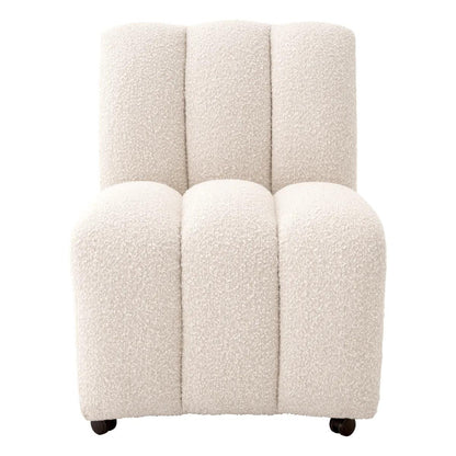 Eichholtz Kelly Dining Chair, Boucle Cream Fabric, 33.07"H (A115428 YV0J03YXY8)