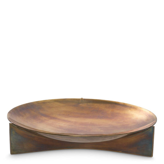 Eichholtz Kulm Bowl, Vintage Brass, 18.31"W (116153 YV0J03YQ5P)
