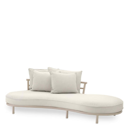 Eichholtz Laguno Outdoor Sofa, Left Side Direction, Lewis Off-White Fabric, Sand, 86.61"W (116075 YV0J041RT2)