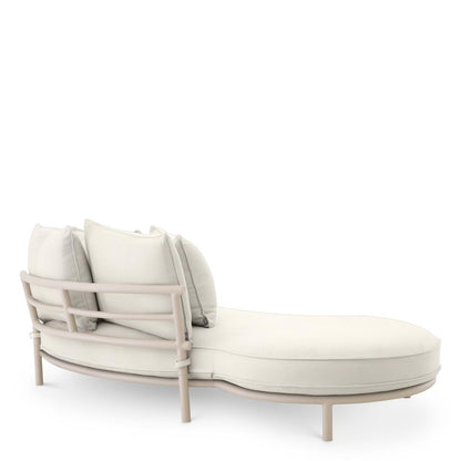 Eichholtz Laguno Outdoor Sofa, Left Side Direction, Lewis Off-White Fabric, Sand, 86.61"W (116075 YV0J041RT2)