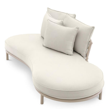 Eichholtz Laguno Outdoor Sofa, Left Side Direction, Lewis Off-White Fabric, Sand, 86.61"W (116075 YV0J041RT2)