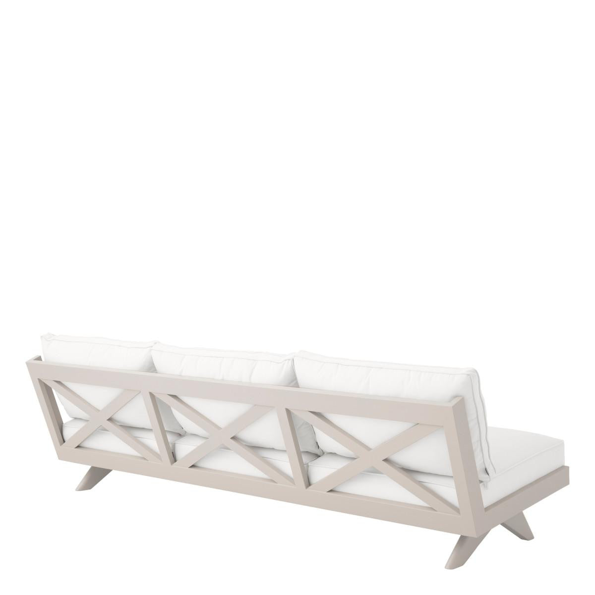 Eichholtz Lomax Outdoor Sofa, Off-White Sunbrella Canvas, Sand, 90.55"W (115233 YV0J041RT4)