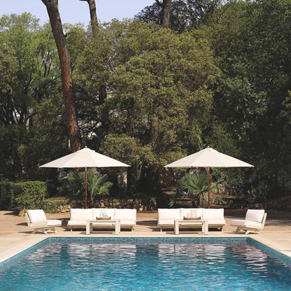 Eichholtz Lomax Outdoor Sofa, Off-White Sunbrella Canvas, Sand, 90.55"W (115233 YV0J041RT4)