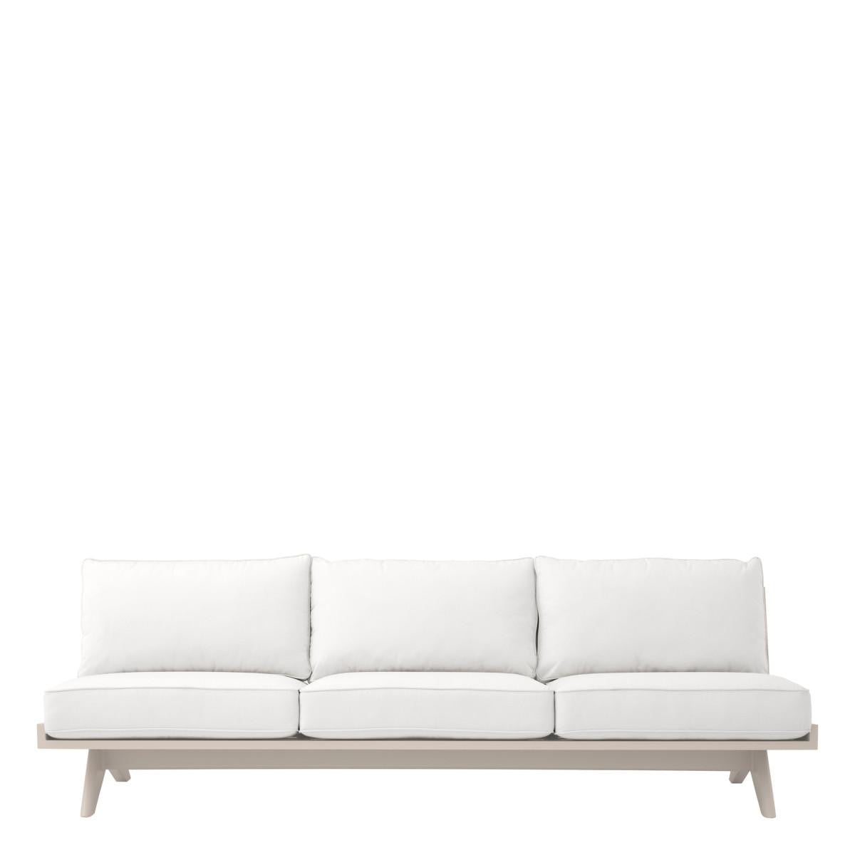 Eichholtz Lomax Outdoor Sofa, Off-White Sunbrella Canvas, Sand, 90.55"W (115233 YV0J041RT4)
