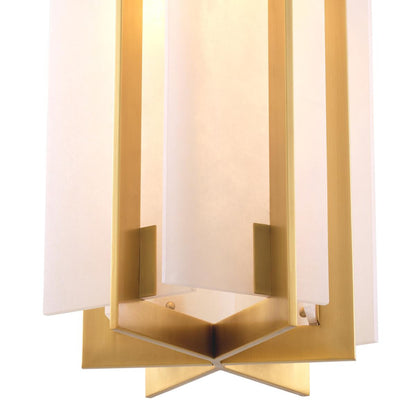 Eichholtz Lugano Pendant, 5-Light, Antique Brass, Alabaster, 15.75"W (116085UL YV0J03YU3T)
