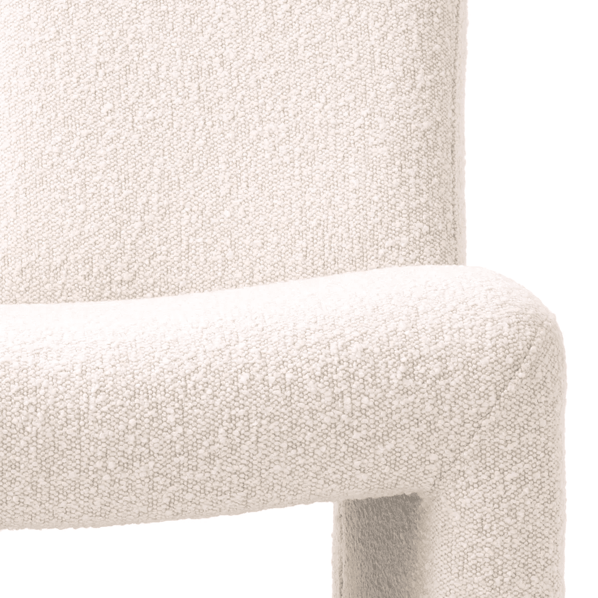 Eichholtz Macintosh Armchair, Boucle Cream Fabric, 28.54"H (A116119 YV0J03YU14)