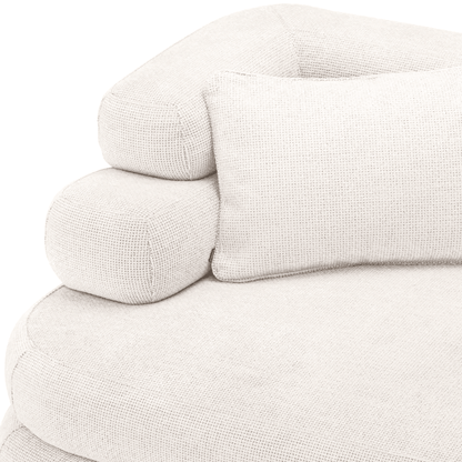 Eichholtz Malaga Armchair, Lyssa Off-White Fabric, Black Feet, 26.77"H (A116724 YV0J03YU17)