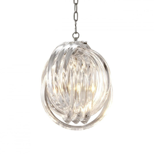 Eichholtz Marco Polo Pendant Clear, Nickel